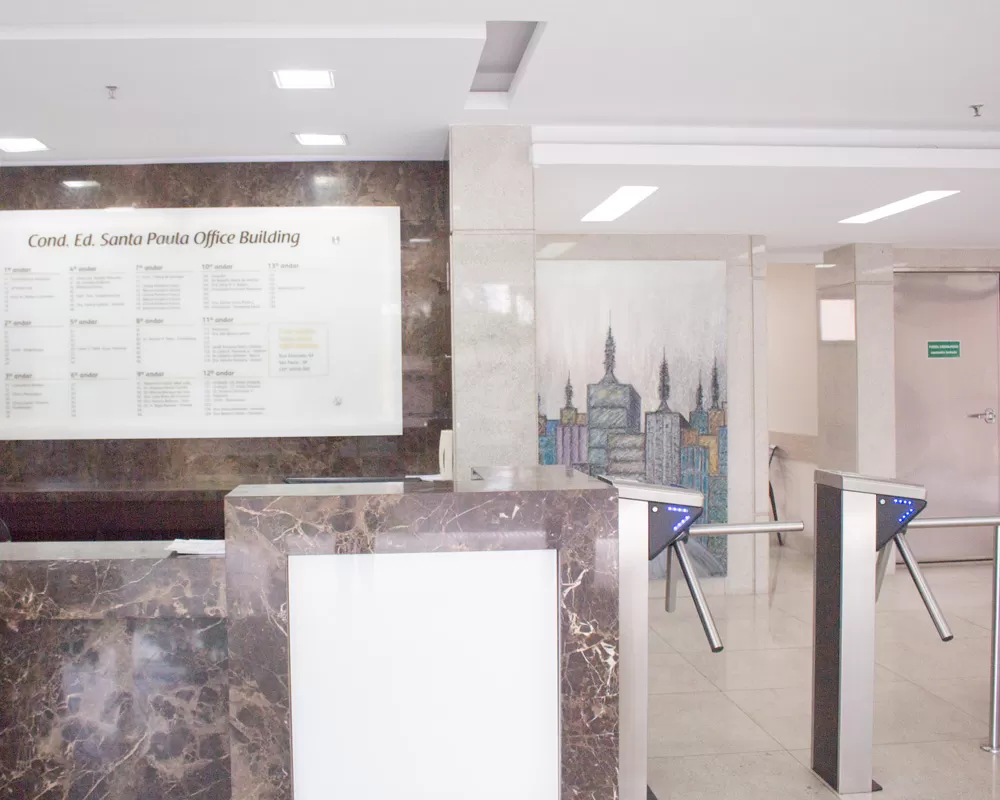 Centro Brasileiro de Urologia | Recepção do prédio